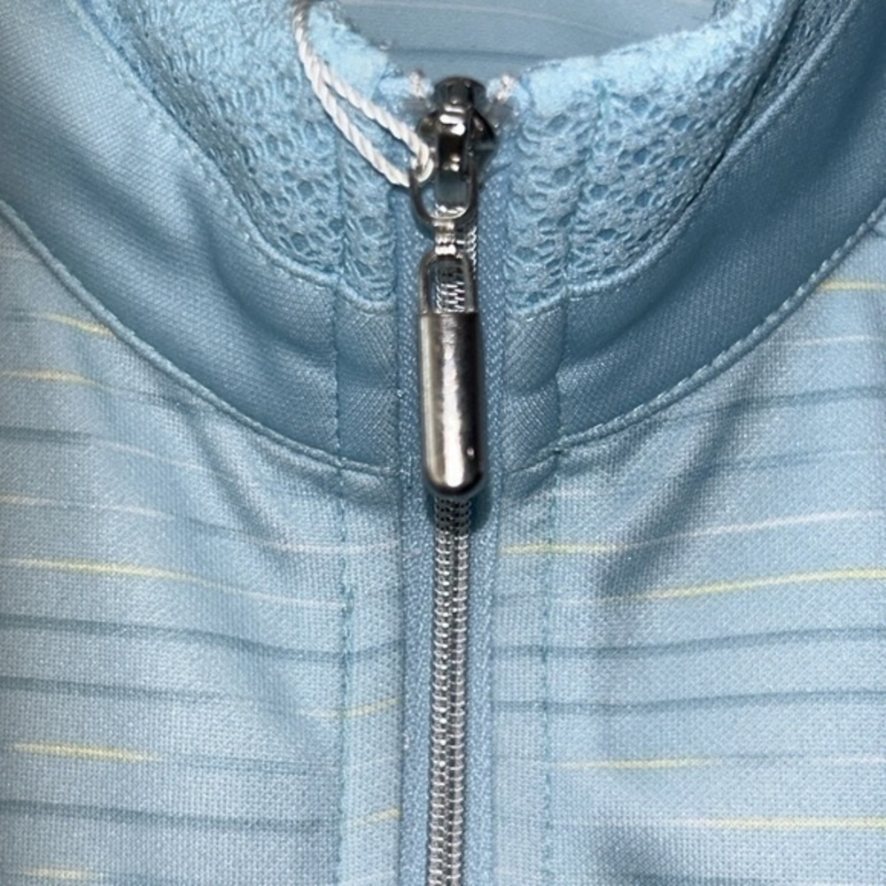 "NWT" Pebble Beach Dry-Luxe Performance Blue Full Zip Jacket- Women's Small - Picture 10 of 13